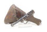 “1916” Dated WWI DWM Luger Pistol C&R P.08 9x19 The GREAT WAR Berlin German With Leather Holster Rig - 2 of 23