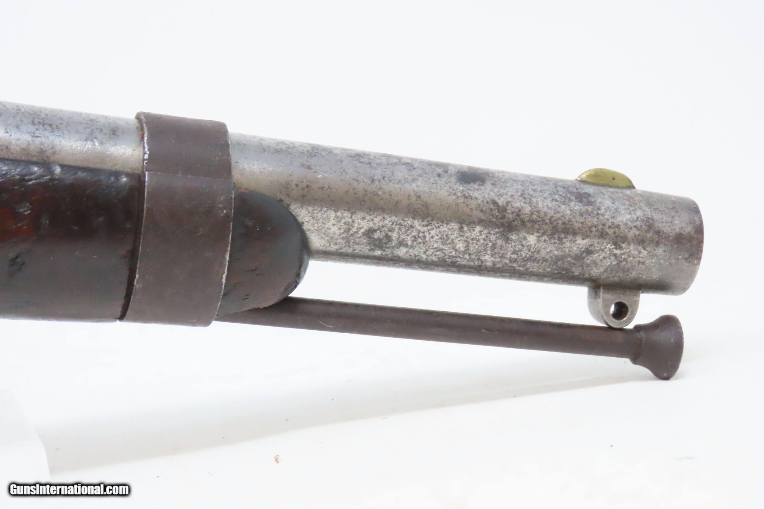 Antique R. JOHNSON U.S. Model 1836 .54 Caliber Smoothbore PERCUSSION ...