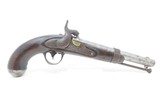 Antique R. JOHNSON U.S. Model 1836 .54 Caliber Smoothbore PERCUSSION Pistol MEXICAN-AMERICAN WAR Conversion Pistol, Dated 1843 - 2 of 20