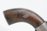Engraved Antique .34 Cal. BAR HAMMER 6-Shot Percussion PEPPERBOX Revolver1840s 6-Shot Self Defense Revolver - 14 of 16