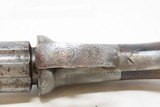 Engraved Antique .34 Cal. BAR HAMMER 6-Shot Percussion PEPPERBOX Revolver1840s 6-Shot Self Defense Revolver - 11 of 16