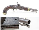 1851 HENRY ASTON US Contract Model 1842 DRAGOON .56 Cal. Smoothbore Pistol1851 Dated Percussion U.S. Military Contract Pistol - 1 of 15