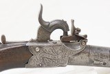 ENGRAVED Antique NOCK .46 Caliber PERCUSSION Boxlock “Pocket” Pistol LONDON Marked with BIRMINGHAM PROOFS - 17 of 18