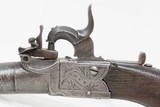ENGRAVED Antique NOCK .46 Caliber PERCUSSION Boxlock “Pocket” Pistol LONDON Marked with BIRMINGHAM PROOFS - 4 of 18