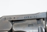 1918 Dated WORLD WAR I Era British WEBLEY & SCOTT Mark VI .45 Revolver C&RBritish MILITARY Service Revolver in BOTH WORLD WARS - 8 of 22