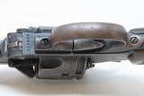 1918 Dated WORLD WAR I Era British WEBLEY & SCOTT Mark VI .45 Revolver C&RBritish MILITARY Service Revolver in BOTH WORLD WARS - 14 of 22