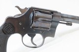 1917 COLT “NEW SERVICE” Model .38 WCF Double Action C&R SIX-SHOT RevolverWORLD WAR I Era Large Frame Revolver - 18 of 19