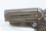 Antique CIVIL WAR Era SHARPS Model 4 .32 Caliber Rimfire PEPPERBOX Revolver 4 Shot Self Defense Pocket Gun - 5 of 16