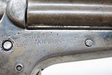 Antique CIVIL WAR Era SHARPS Model 4 .32 Caliber Rimfire PEPPERBOX Revolver 4 Shot Self Defense Pocket Gun - 13 of 16