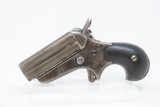 Antique CIVIL WAR Era SHARPS Model 4 .32 Caliber Rimfire PEPPERBOX Revolver 4 Shot Self Defense Pocket Gun - 2 of 16