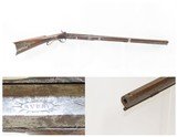 Antique WYLLYS AVERY Half-Stock .32 Cal. Percussion CHILD SIZE Long RifleSALISBURY CENTER, NEW YORK Manufactured Long Rifle - 1 of 16