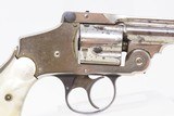 SMITH & WESSON .38 SAFETY HAMMERLESS 4th Model C&R Double Action REVOLVERTurn of the Century TOP BREAK Revolver w/PEARL GRIPS - 17 of 18
