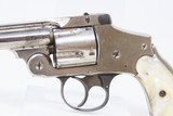 SMITH & WESSON .38 SAFETY HAMMERLESS 4th Model C&R Double Action REVOLVERTurn of the Century TOP BREAK Revolver w/PEARL GRIPS - 4 of 18