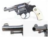 c1926 COLT POCKET POSITIVE Double Action .32 Police 1stIssue REVOLVER C&R With Mother of Pearl Grips