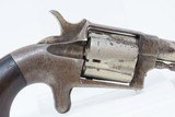 HOPKINS & ALLEN Antique XL No. 4 Single Action .38 RF SPUR TRIGGER Revolver WILD WEST Sidearm with ROSEWOOD GRIPS - 15 of 16