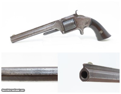 ENGRAVED Antique SMITH & WESSON No. 2 “OLD ARMY” .32 Cal. Revolver Made Late in the Civil War in 1865