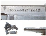 WORLD WAR II German OCCUPATION CZECH Semi-Automatic CZ Model 27 Pistol C&R
Blue Finished, THIRD REICH Occupied Czechoslovakia - 1 of 20