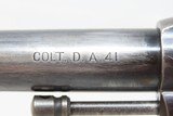 Antique COLT Model 1892 NEW ARMY & NAVY .41 Caliber Double Action REVOLVER
First DA Swing Out Cylinder Used by the US Military - 6 of 20