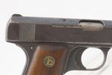 Post-WW I Deutsche Werke ORTGIES 6.35x16mm Hammerless SEMI-AUTO Pistol C&R
Type Pistol Given to EVA BRAUN by the Führer - 19 of 20