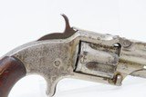 Antique SMITH & WESSON Number 1-1/2 2nd Issue .32 Caliber Rimfire REVOLVERNickel Plated WILD WEST S&W Spur Trigger - 16 of 17