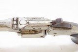 Antique SMITH & WESSON Number 1-1/2 2nd Issue .32 Caliber Rimfire REVOLVERNickel Plated WILD WEST S&W Spur Trigger - 7 of 17
