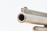 Antique SMITH & WESSON Number 1-1/2 2nd Issue .32 Caliber Rimfire REVOLVERNickel Plated WILD WEST S&W Spur Trigger - 9 of 17