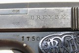 DREYSE Semi-Automatic 6.35mm SELF DEFENSE Type IIB VEST POCKET Pistol C&RSmall Conceal & Carry Semi-Auto Pistol Made Circa 1910 - 6 of 16