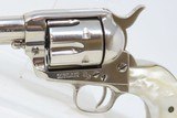 CASED 1920’s COLT “PEACEMAKER” .32-20 WCF Single Action Army C&R Revolver
RIFLE CALIBER Colt 6-Shooter Made in 1922 with PEARL GRIP - 7 of 22