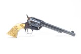 c1927 COLT Single Action Army “PEACEMAKER” .38-40 WCF Revolver C&R 1st GenWith Eagle-Carved, Initialed Ivory Grip - 18 of 20