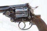 c1886 COUNET’S PATENT .450 Revolver by FRANCOTTE w Personalized Inscription Webley-Pryse Type Revolver with Behrens/Korting Placard - 4 of 19