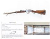 Antique MARTINI-HENRY MUSCAT Single Shot .577/450 Cal FALLING BLOCK Carbine BELGIAN MADE With Afghanistan “BRING BACK” Paper - 1 of 16