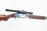 Scoped REMINGTON Model 12-CS .22 REM SPECIAL WRF Rimfire Pump Slide C&R RF - 19 of 22
