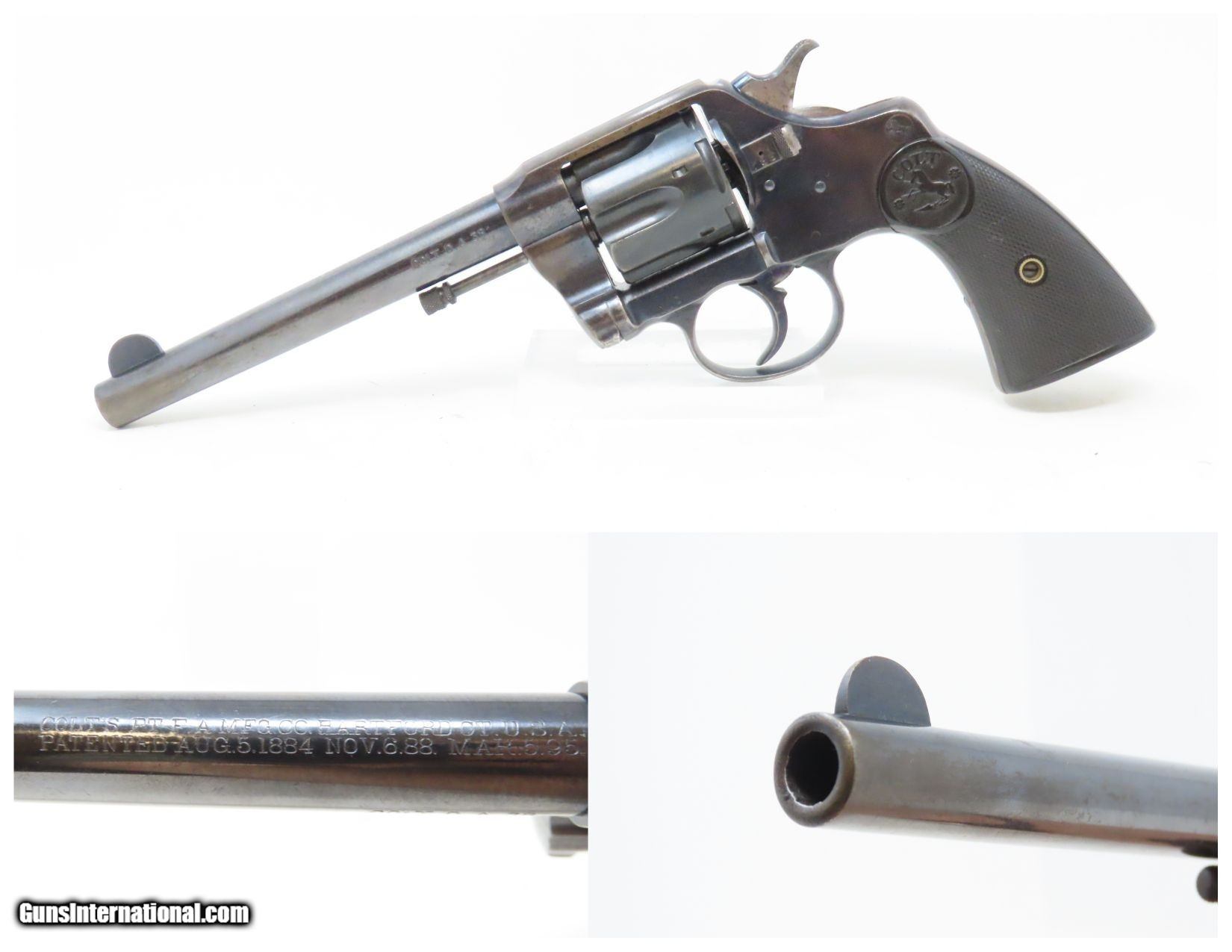 1906 COLT Model 1892 NEW ARMY & NAVY .38 Caliber Double Action REVOLVER C&R
