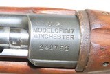 1918 WORLD WAR I WINCHESTER U.S. Model 1917 Bolt Action C&R MILITARY Rifle
WWI .30-06 Caliber Rifle - 8 of 18