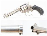 c1907 COLT Model 1877
LIGHTNING
.38 Long Colt Double Action C&R REVOLVER
NICKEL PLATED Double Action Revolver Made in 1907