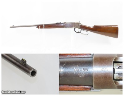 c1910 mfr. Scarce WINCHESTER Model 1894 Lever Action .38-55 WCF Carbine C&R Great Medium Bore Carbine with 20” Barrel