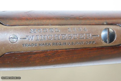 c1910 mfr. Scarce WINCHESTER Model 1894 Lever Action .38-55 WCF Carbine C&R Great Medium Bore Carbine with 20” Barrel - Image 11 of 20