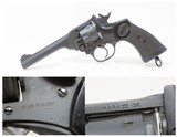 WORLD WAR II British WEBLEY Mark IV .38-200 DOUBLE ACTION Revolver C&R S&W“WAR FINISH” Military Sidearm