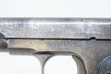 COLT Model 1903 POCKET HAMMERLESS .32 ACP Caliber Semi-Automatic C&R PISTOL WORLD WAR I Era Self Defense Pistol - 6 of 18