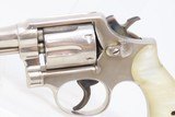 SMITH & WESSON Model 10-5 Double Action .38 SPECIAL Caliber Revolver C&R
VERY NICE NICKEL FINISH Revolver w/ PEARLITE GRIP - 4 of 20