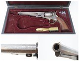 CIVIL WAR Era MANHATTAN FIRE ARMS CO. Series IV Perc.
NAVY
Revolver ENGRAVED With Multi Panel CYLINDER SCENE, Cased