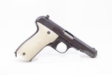FRENCH M.A.B. Model “D” 7.65mm SEMI-AUTOMATIC Hammerless POCKET Pistol C&R
.32 ACP Caliber Pistol w/Slide Marked “POLICE D’ETAT” - 15 of 18