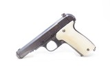 FRENCH M.A.B. Model “D” 7.65mm SEMI-AUTOMATIC Hammerless POCKET Pistol C&R
.32 ACP Caliber Pistol w/Slide Marked “POLICE D’ETAT” - 2 of 18