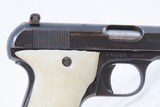 FRENCH M.A.B. Model “D” 7.65mm SEMI-AUTOMATIC Hammerless POCKET Pistol C&R
.32 ACP Caliber Pistol w/Slide Marked “POLICE D’ETAT” - 17 of 18