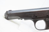 FRENCH M.A.B. Model “D” 7.65mm SEMI-AUTOMATIC Hammerless POCKET Pistol C&R
.32 ACP Caliber Pistol w/Slide Marked “POLICE D’ETAT” - 5 of 18