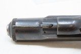 FRENCH M.A.B. Model “D” 7.65mm SEMI-AUTOMATIC Hammerless POCKET Pistol C&R
.32 ACP Caliber Pistol w/Slide Marked “POLICE D’ETAT” - 13 of 18