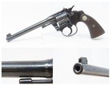 COLT Double Action POLICE POSITIVE TARGET Model .22 Caliber LR Revolver C&R Second Issue TARGET REVOLVER w/6-Inch Barrel - 1 of 18