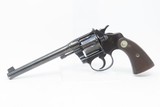 COLT Double Action POLICE POSITIVE TARGET Model .22 Caliber LR Revolver C&R Second Issue TARGET REVOLVER w/6-Inch Barrel - 2 of 18