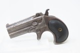 Classic REMINGTON Double DERINGER .41 Caliber Rimfire Type II C&R PISTOLOver/Under .41 Caliber HIDEOUT/SELF DEFENSE Pistol - 2 of 14