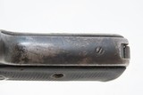 WORLD WAR I Era Prussian WALTHER “Model 4” 7.65mm Semi-Automatic Pistol C&R 1 of 250,000 w/ CROWN/G MILITARY ACCEPTANCE Mark - 8 of 18